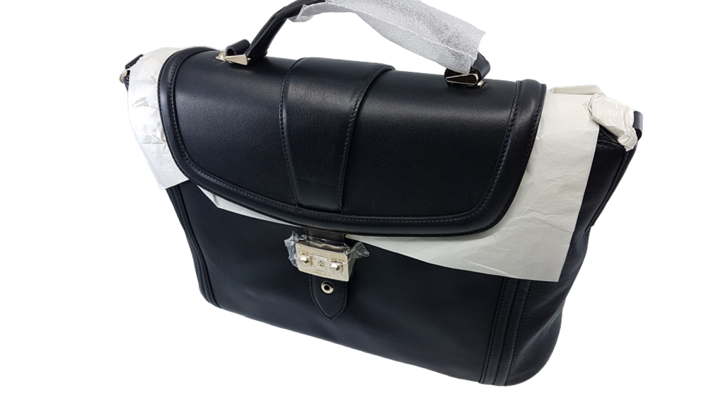 Lancel, Lancel, Leather Handbag, Black