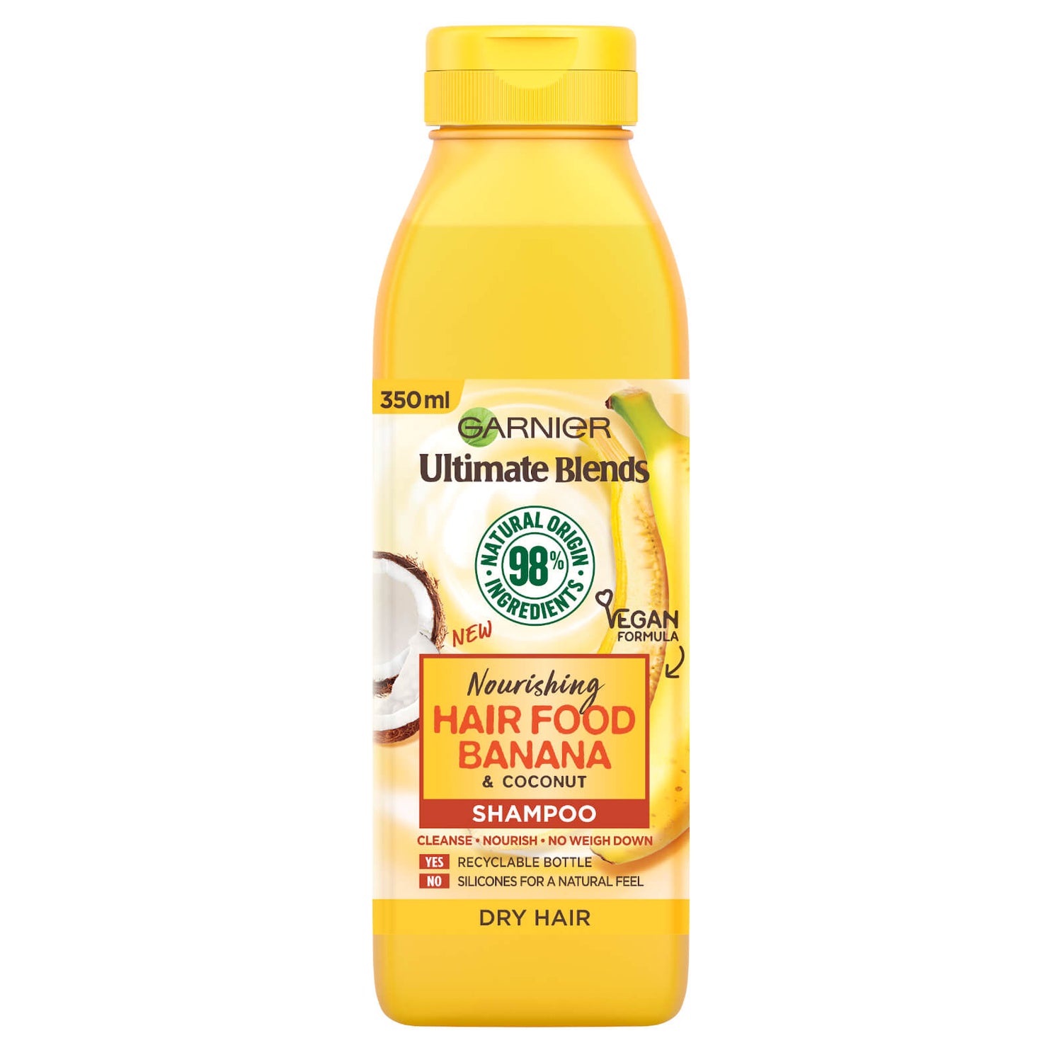 Garnier Ultimate Blends Nourishing Shampoo for Dry Hair, 350ml