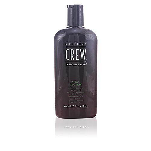 American Crew 3-in-1 Tea Tree Shampoo, Conditioner & Body Wash - 450ml