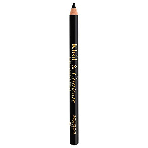 Bourjois 2-in-1 Khôl and Contour Eyeliner and Eye Pencil 2 Ultra Black, 1.2g