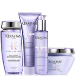 Kérastase Blond Absolu Bain Lumiere 250ml, Fluide Miracle Conditioner 250ml, Masque Ultra-Violet 200ml & Cicaplasme Serum 150ml PACK