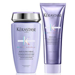 Kérastase Blond Absolu Bain Ultra-Violet 250ml & Blond Absolu Cicaflash Conditioner 250ml Duo