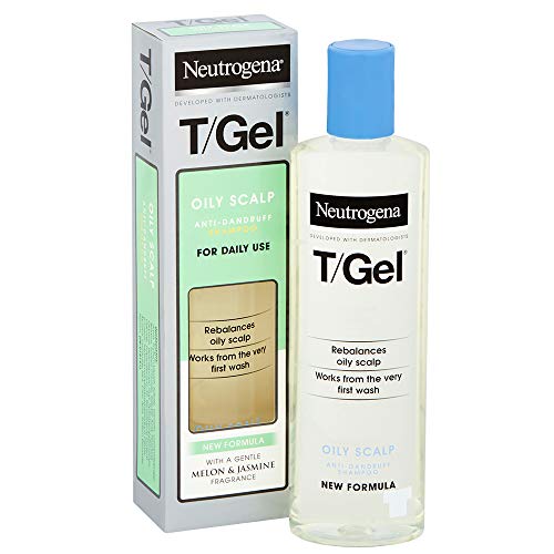 Neutrogena T/Gel Oily Scalp Anti-Dandruff Shampoo – Fights Dandruff After The First Use – Anti-Dandruff Shampoo – 250ml