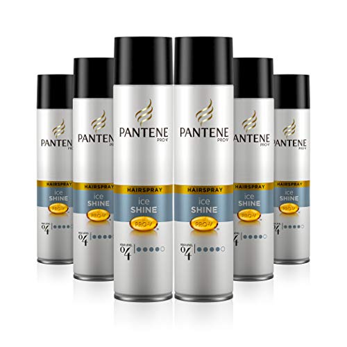 Pantene Pro-V Ice Shine Fine Hair Hairspray 300 ml, Pack of 6