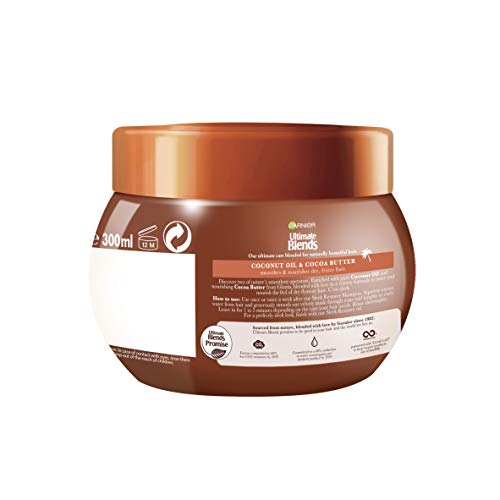 Garnier Ultimate Blends Coconut Oil Frizzy Hair Treatment Mask, 300ml