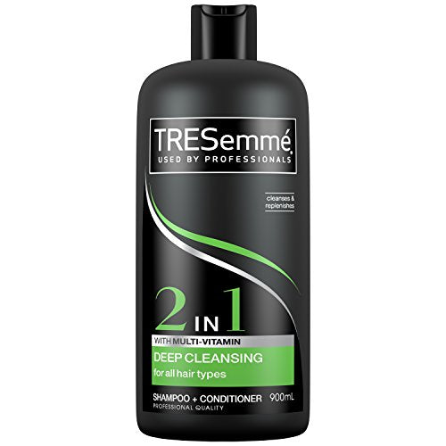 Tresemme Hydrating Shampoo And Conditioner For Men And Women, Professional Deep Cleansing For All Hair Types And Colours Bulk 4 Month Supply (4 x 900ml)