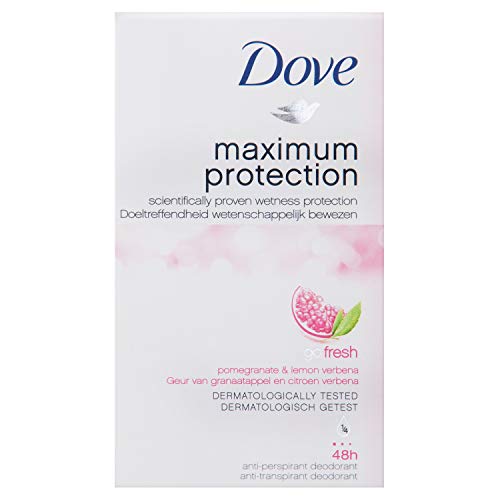 Dove Go Fresh Pomegranate and Lemon Verbena for Women Antiperspirant Cream Stick, 3 x 45ml