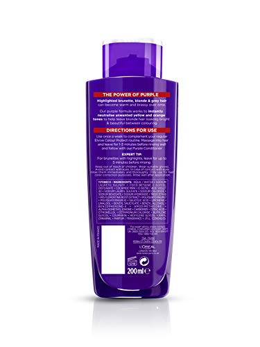 L'Oreal Elvive Colour Protect Anti-Brassiness Purple Shampoo 200ml