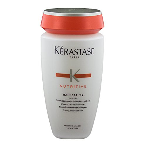 Kerastase Nutritive Bain Satin 2 Irisome Exceptional Nutrition Shampoo for Dry Sensitised Hair 250ml