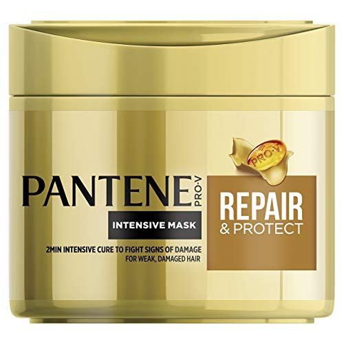 Pantene Hair Mask Repair and Protect, Repairs for Smooth and Shiny Hair, 300 ml, Hair Masks for Dry Damaged Hair Coloured, Repair All Types of Hair at Home, Use as Need to Repair Damaged Hair
