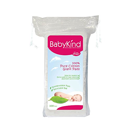 BabyKind Giant Square Cotton Pads - Pack of 600