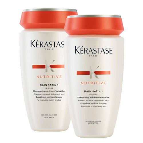 Kerastase Nutritive Bain Satin 1 Shampoo (Normal / Slightly Dry Hair) 250ml (Double Pack)