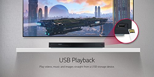 LG UBK80 4K Ultra HD HDR Blu-ray Player - Black