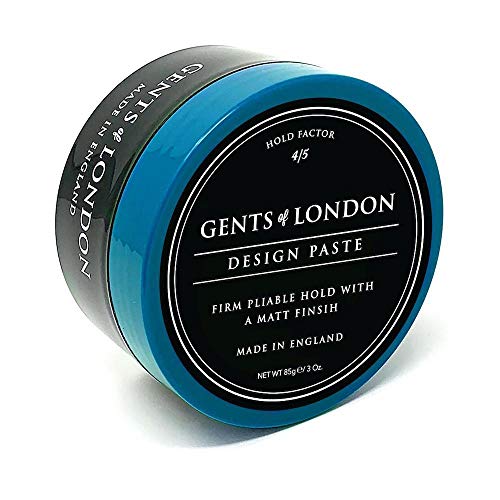 Gents of London Design Paste Matt Firm Hold Professional Hair Styling Wax (85g)