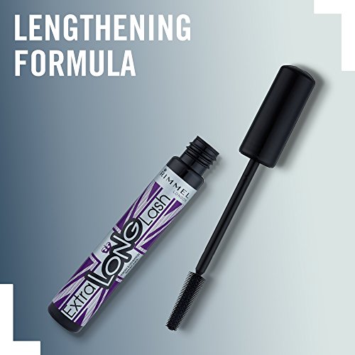 Rimmel London Extra Long Lash Mascara, Extreme Black, 8 ml