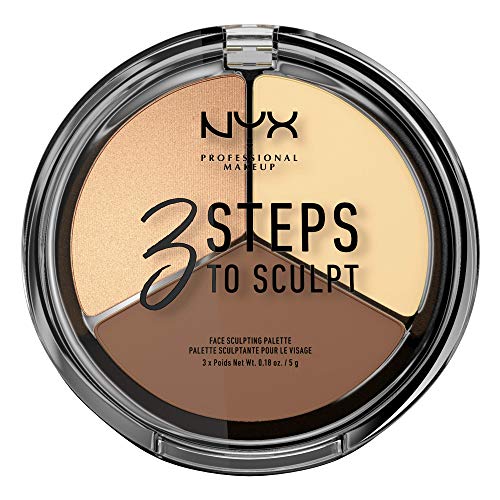NYX Professional Makeup 3 Steps To Sculpt - Light, 0.079 kg