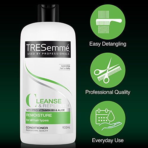 Tresemme Hydrating Shampoo And Conditioner For Men And Women, Professional Deep Cleansing For All Hair Types And Colours Bulk 4 Month Supply (4 x 900ml)