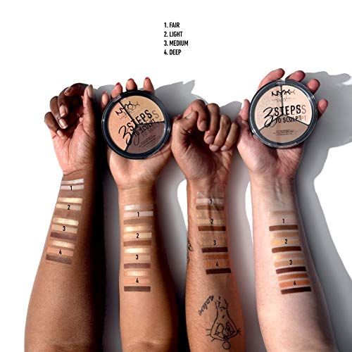 NYX Professional Makeup 3 Steps To Sculpt - Light, 0.079 kg