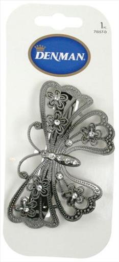 METAL BUTTERFLY BARRETTE UNIT