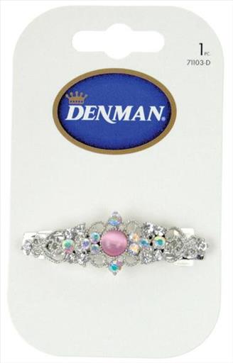 METAL RHINESTONE AC BARRETTE UNIT