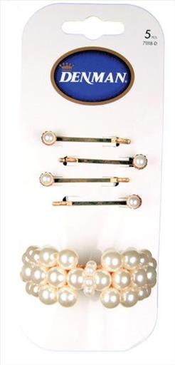PEARL BOBBY PINS + PEARL BARRETTE UNIT