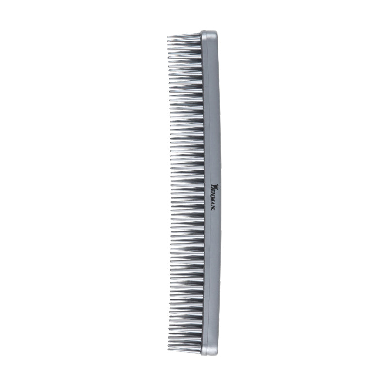 D12 DENMAN DETANGLE TEASE COMB SILVER