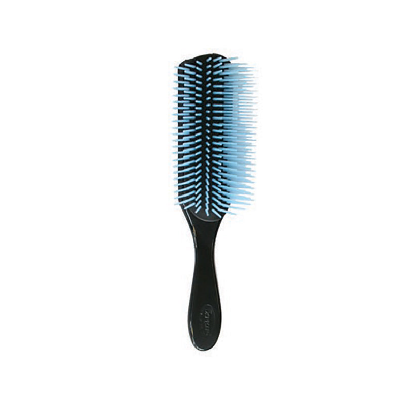 D4 DENMAN BLACK HANDLE BLUE BRISTLES