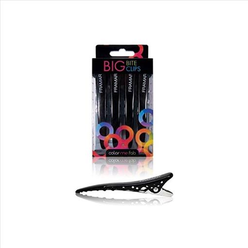 BIG BITE FRAMAR CLIPS BLACK 4-PCS