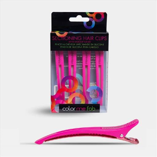 SUPER SECTIONERS CLIPS PINK 4-PCS