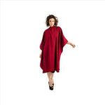 CUTTING CAPE W/BUTTONS 150X130 BORDEAUX UNIT