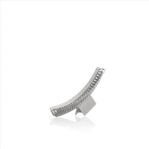 12.5 CM ALUMINUM WAVE CLIPS by one UNIT