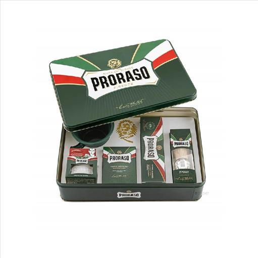 PRORASO GREEN METAL BIG GIFTSET PACK