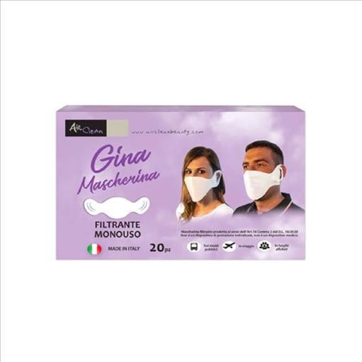 FACE MASK GINA ONE USE PACK OF 20 PCS
