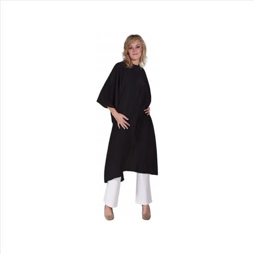 CUTTING CAPE W/PRESSBUTTON BLACK UNIT