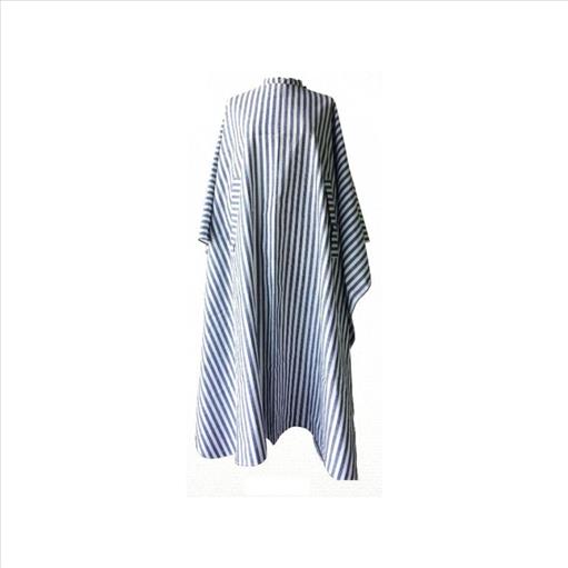 VINTAGE STRIPED MENS CUTTING CAPE 135X184 W.HOOK