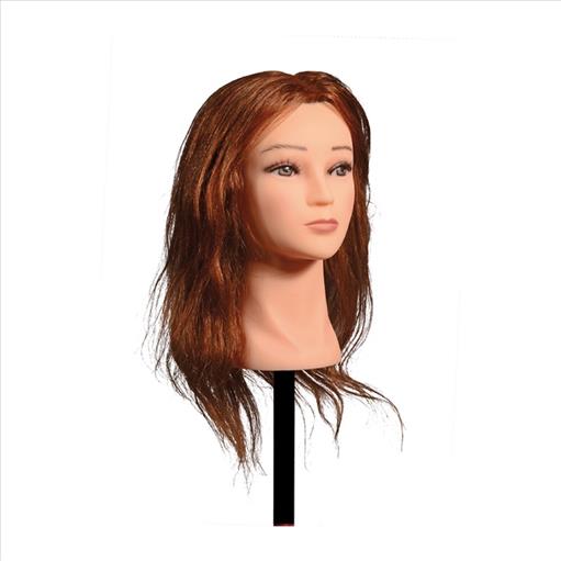 PRACTICE HEAD 35 CM NATURAL HAIR