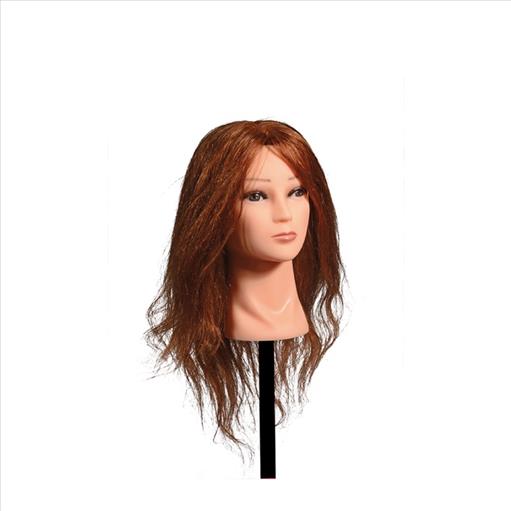 PRACTICE HEAD 40 CM NATURAL HAIR