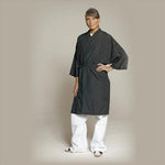 KIMONO V-CROSSED COLOR BLACK UNIT