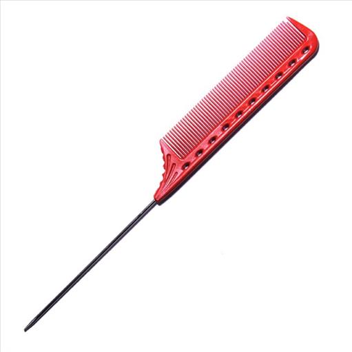 102 YS PARK BASIC PIN TAIL COMB RED UNIT
