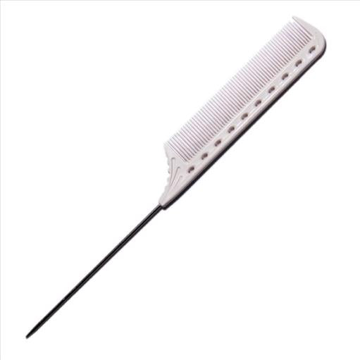 102 YS PARK BASIC PIN TAIL COMB WHITE UNIT