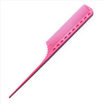111 YSSuper Tint Rat Tail Comb 22 CM PINK