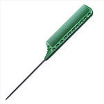 112 YS PARK SUPER THIN PIN TAIL COMB GREEN