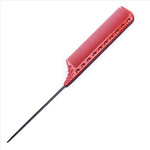 112 YS PARK SUPER THIN PIN TAIL COMB RED