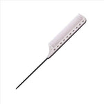 112 YS PARK SUPER THIN PIN TAIL COMB WHITE