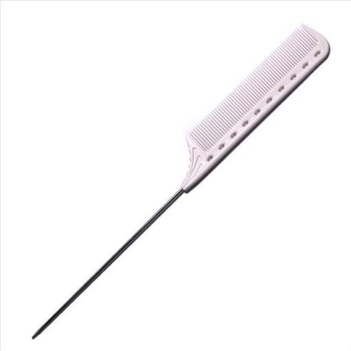 122 YS PARK EXTRALONG PINTAIL COMB WHITE UNIT