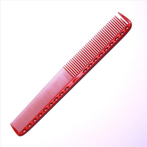 335 YS PARK CUTTING COMB 21.5cm RED UNIT