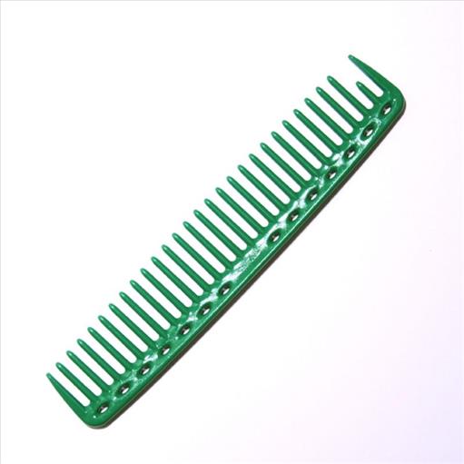 452 YS PARK WIDE CUT COMB 20.2cm GREEN UNIT